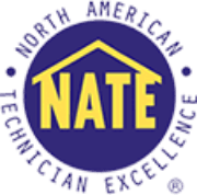 NATE logo.